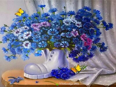 Милые васильки