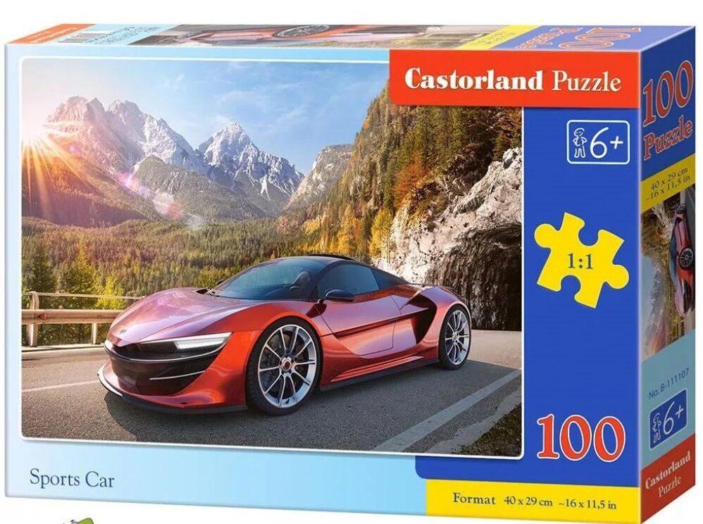 Пазл Castorland: «Спорткар» 100 деталей
